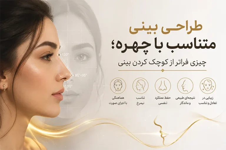 طراحی بینی متناسب با چهره؛ چیزی فراتر از کوچک کردن بینی